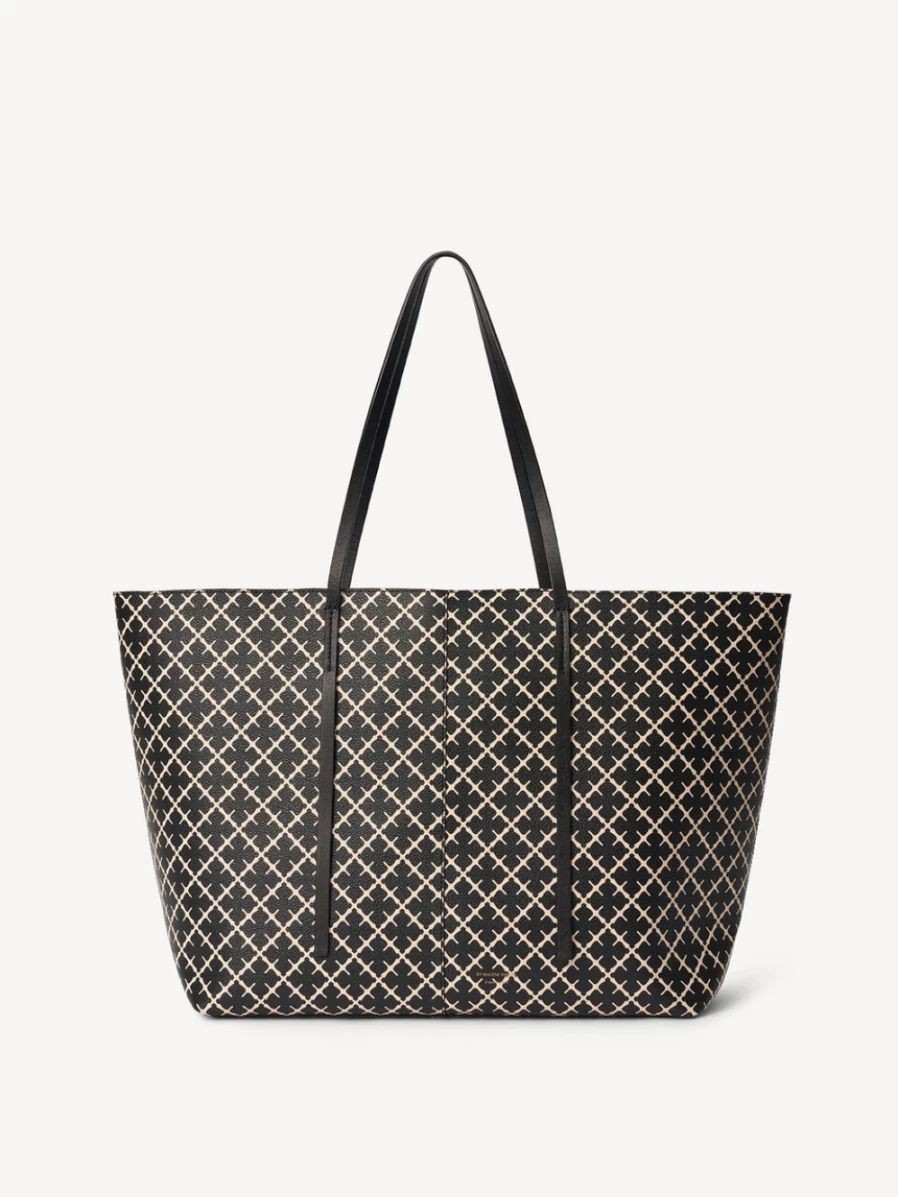 By Malene Birger Abi Printed Black Tote Bag for Women