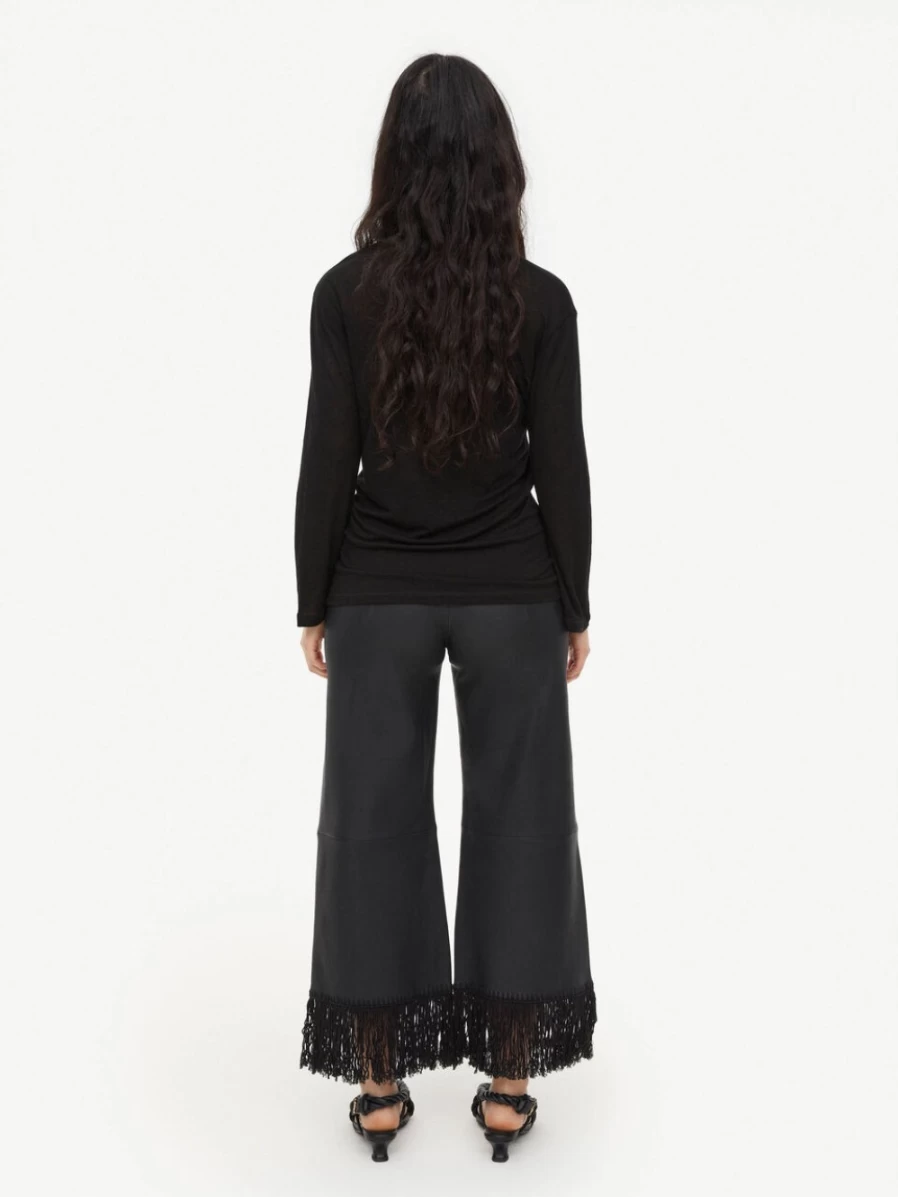 By Malene Birger Amalou Top for Women - Black Elegant Blouse