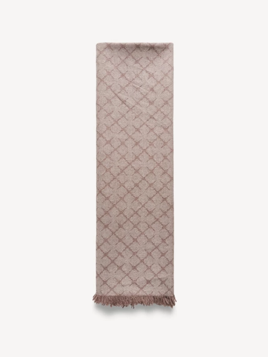 By Malene Birger Marilas Printed Scarf for Women - Grey Brown Melange Wrap