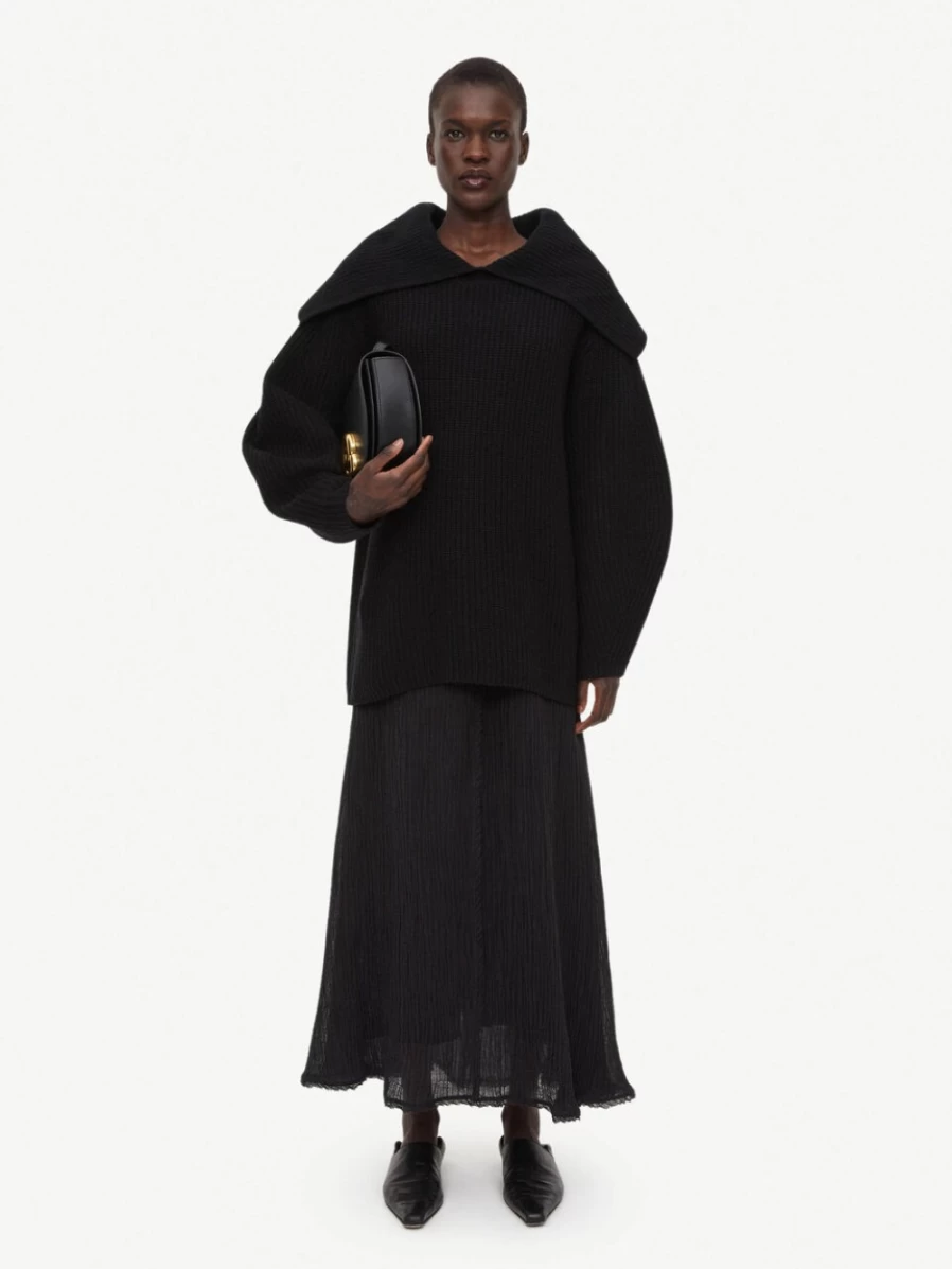 By Malene Birger Women's Black Fevila Oversized Sweater