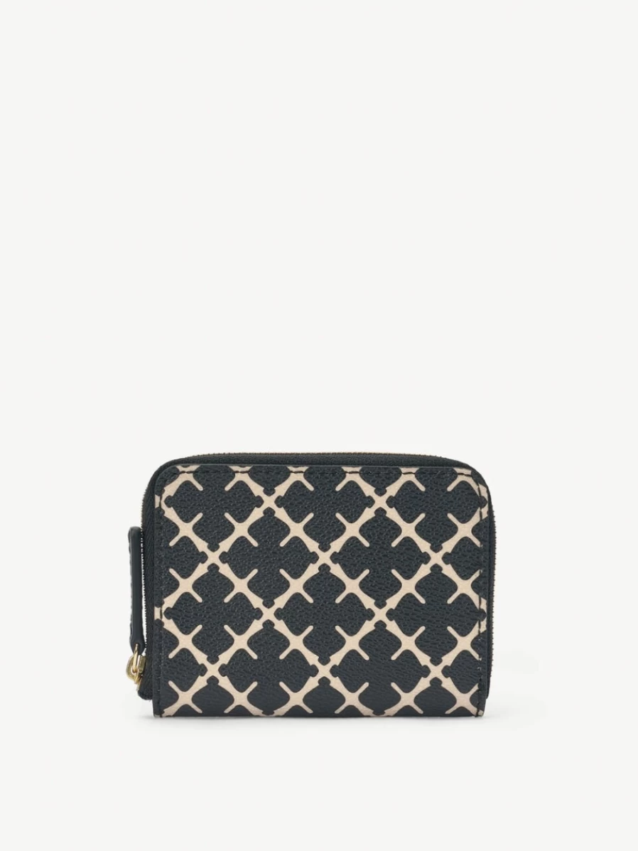 By Malene Birger Women's Black Elia Printed Leather Coin Purse