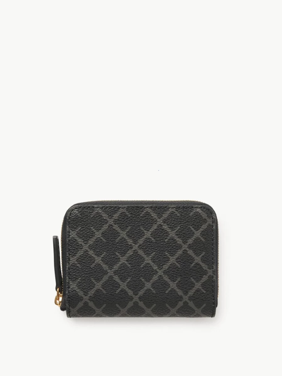 By Malene Birger Women's Charcoal Elia Printed Coin Purse