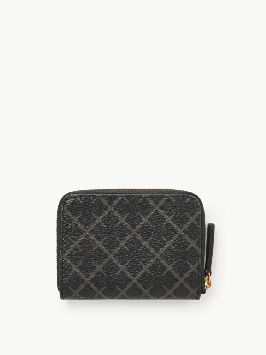 By Malene Birger Women's Charcoal Elia Printed Coin Purse