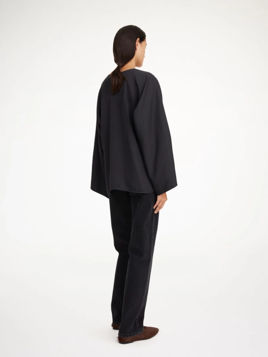By Malene Birger Women's Black Calias Tunic-Style Blouse
