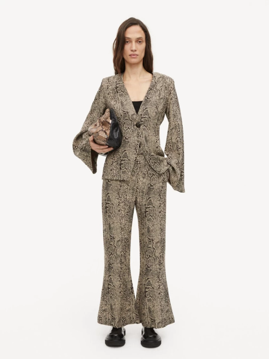 By Malene Birger Women's Snake Jacquard Blouse | Isaida Style