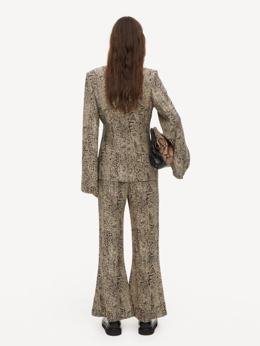 By Malene Birger Women's Snake Jacquard Blouse | Isaida Style