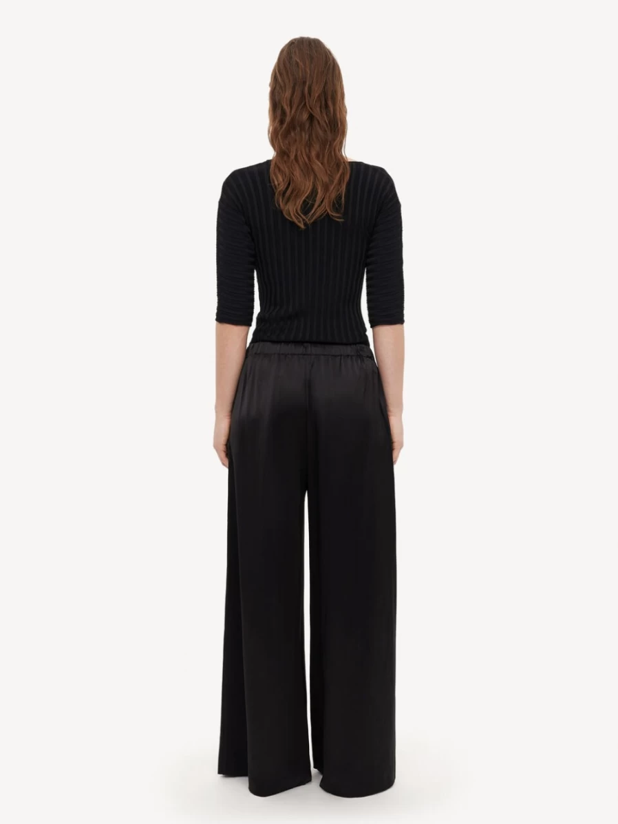 By Malene Birger Women's Black High-Waisted Chlorella Trousers