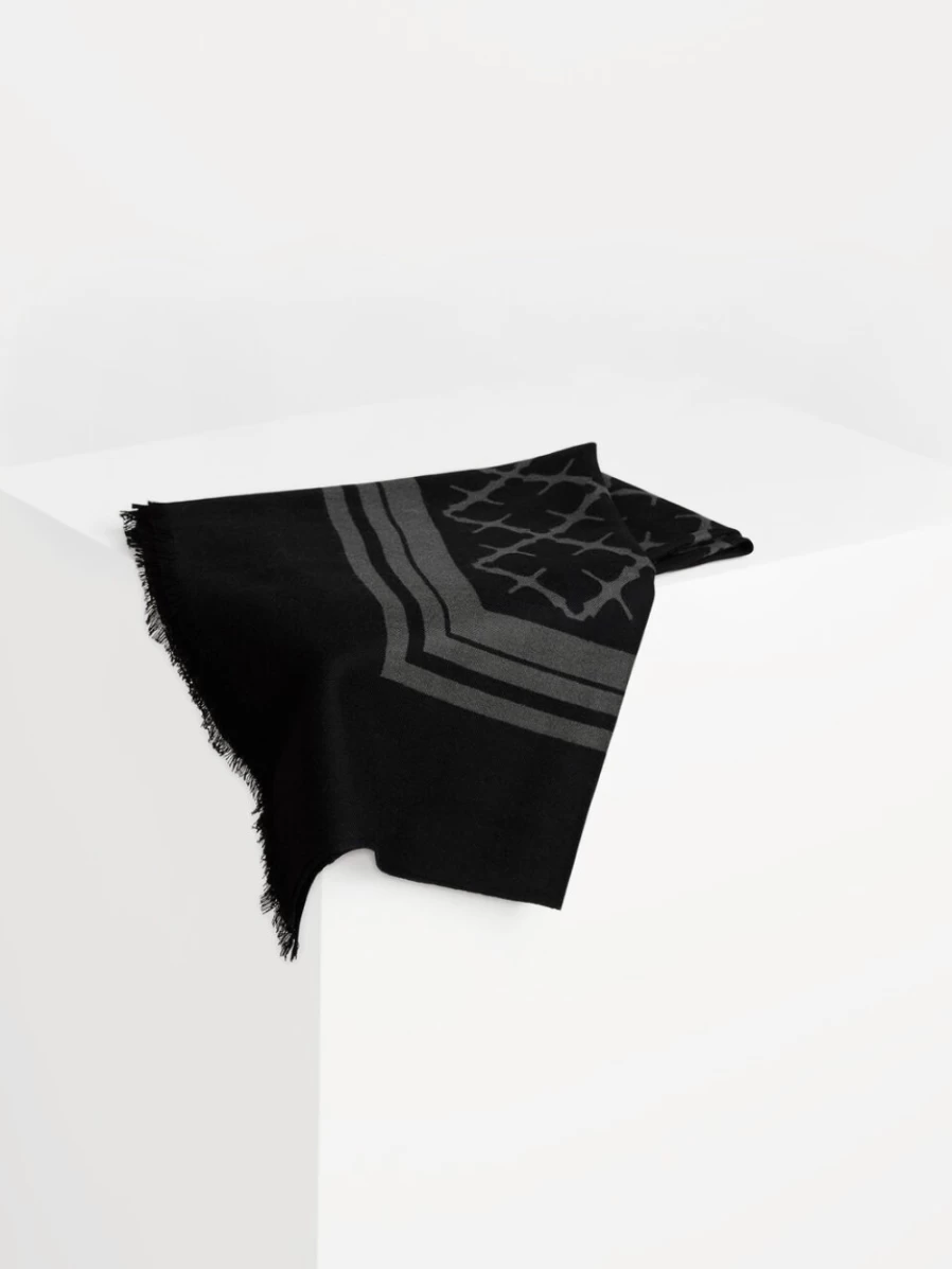 By Malene Birger Women's Charcoal Wool Scarf - Cornelis