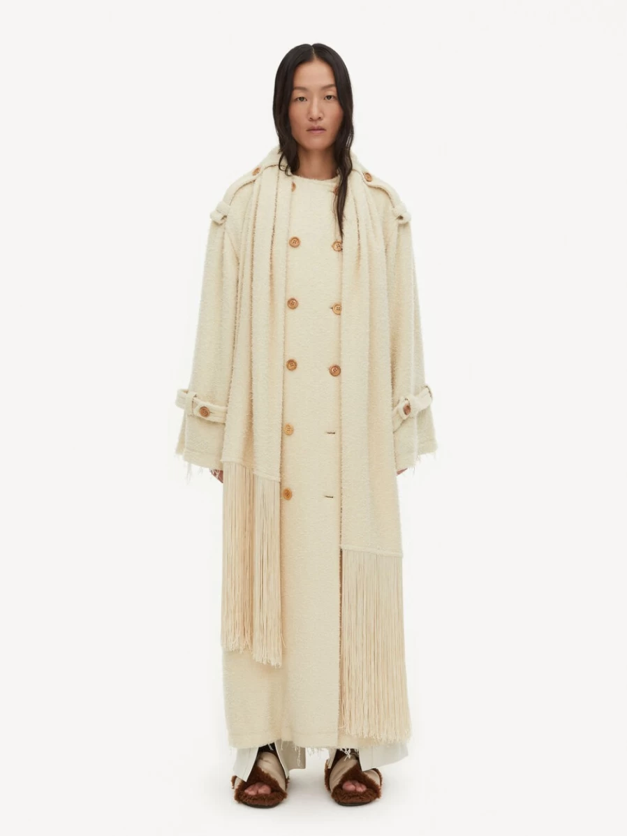 By Malene Birger Women's Aspen Coat in Sea Mist - Elegant Trench Coat for Women