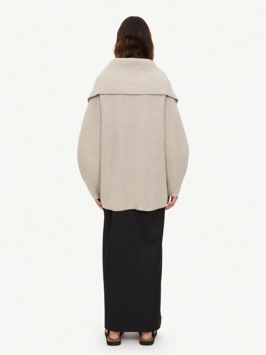 By Malene Birger Women's Oyster Gray Fevila Oversized Sweater