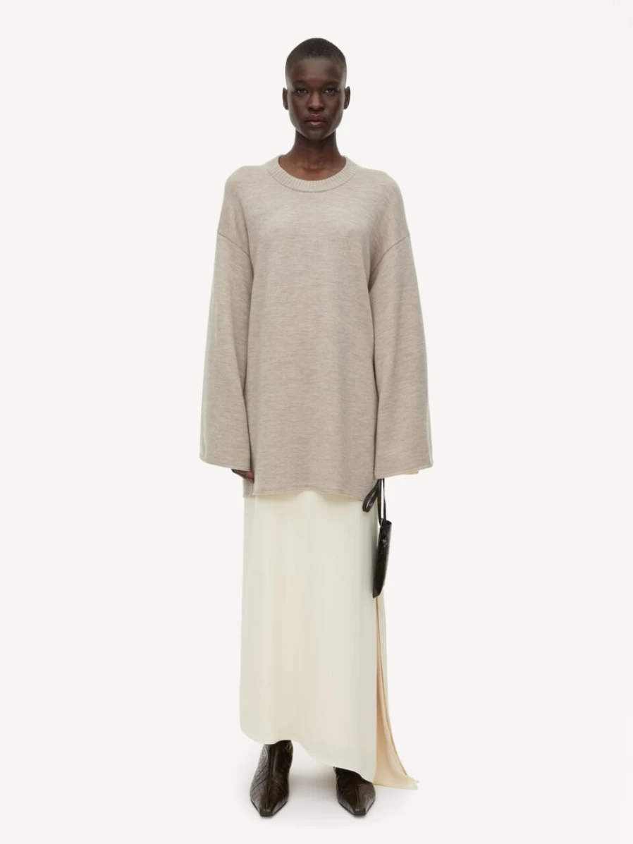 By Malene Birger Women's Leon Sweater in Sesame - Elegant Knit Pullover