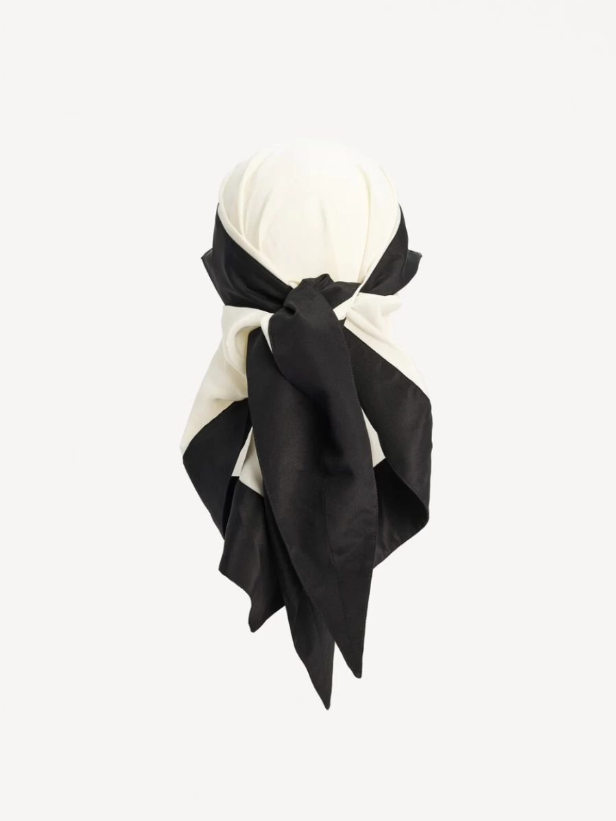 By Malene Birger Aubrielle Block Stripe Silk Hat for Women