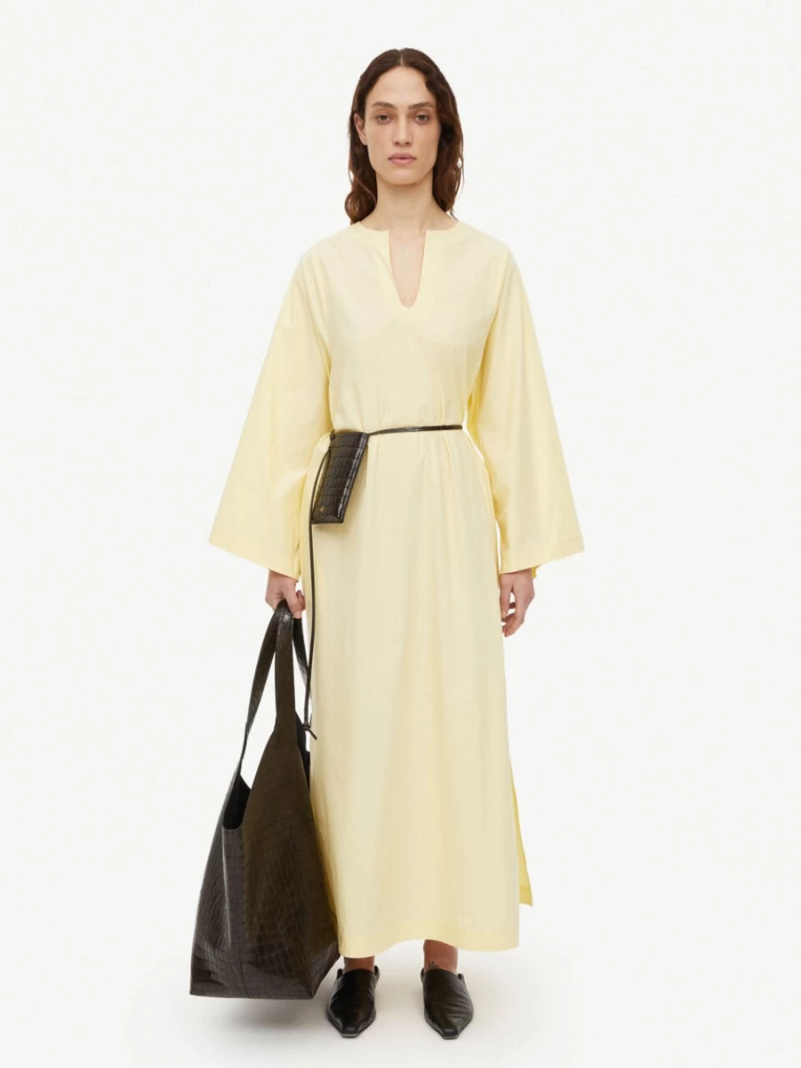 By Malene Birger Women's Kayia Maxi Dress in Pineapple - Elegant Long Summer Dress
