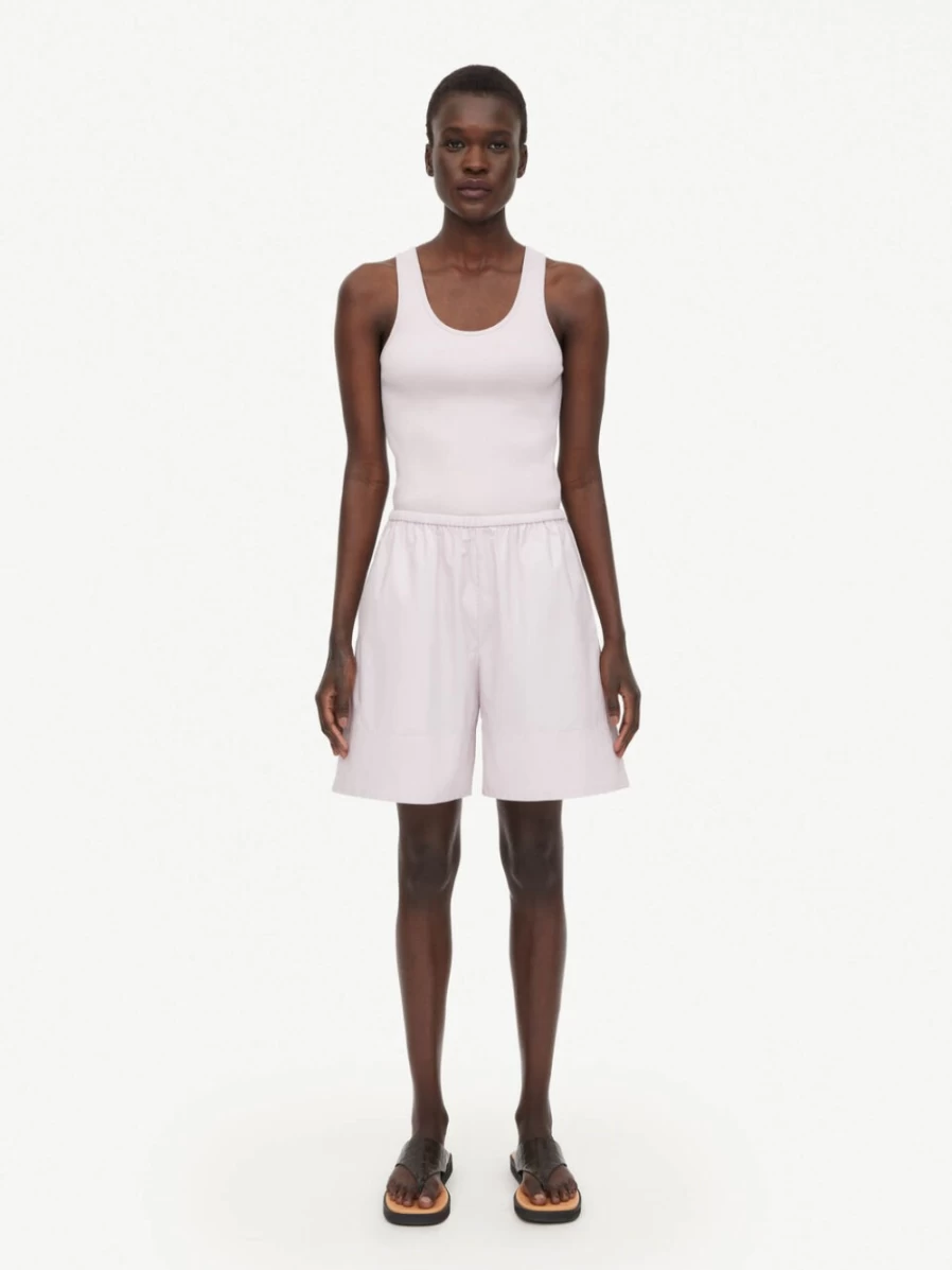 By Malene Birger Women's Siona Shorts in Pastel Violet | Casual Comfort Summer Shorts