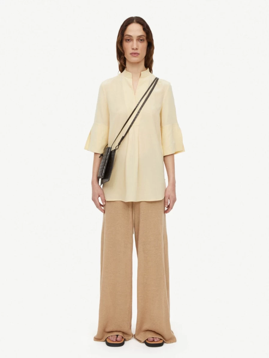By Malene Birger Women's Flayia Silk Blouse in Sand - Elegant Silk Top for Women