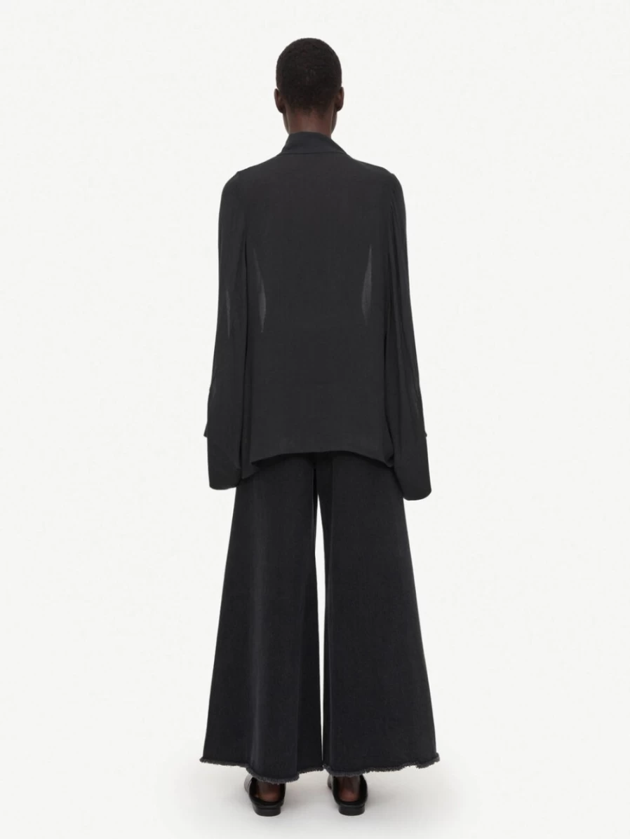 By Malene Birger Lomaria Black Blouse for Women