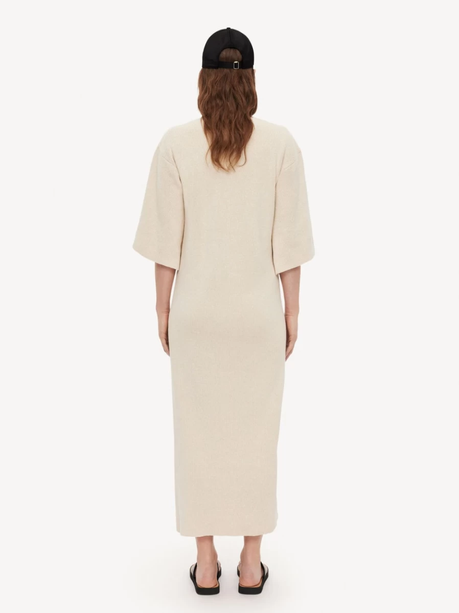 By Malene Birger Women's Elysea Pearl Ribbed-Knit Dress