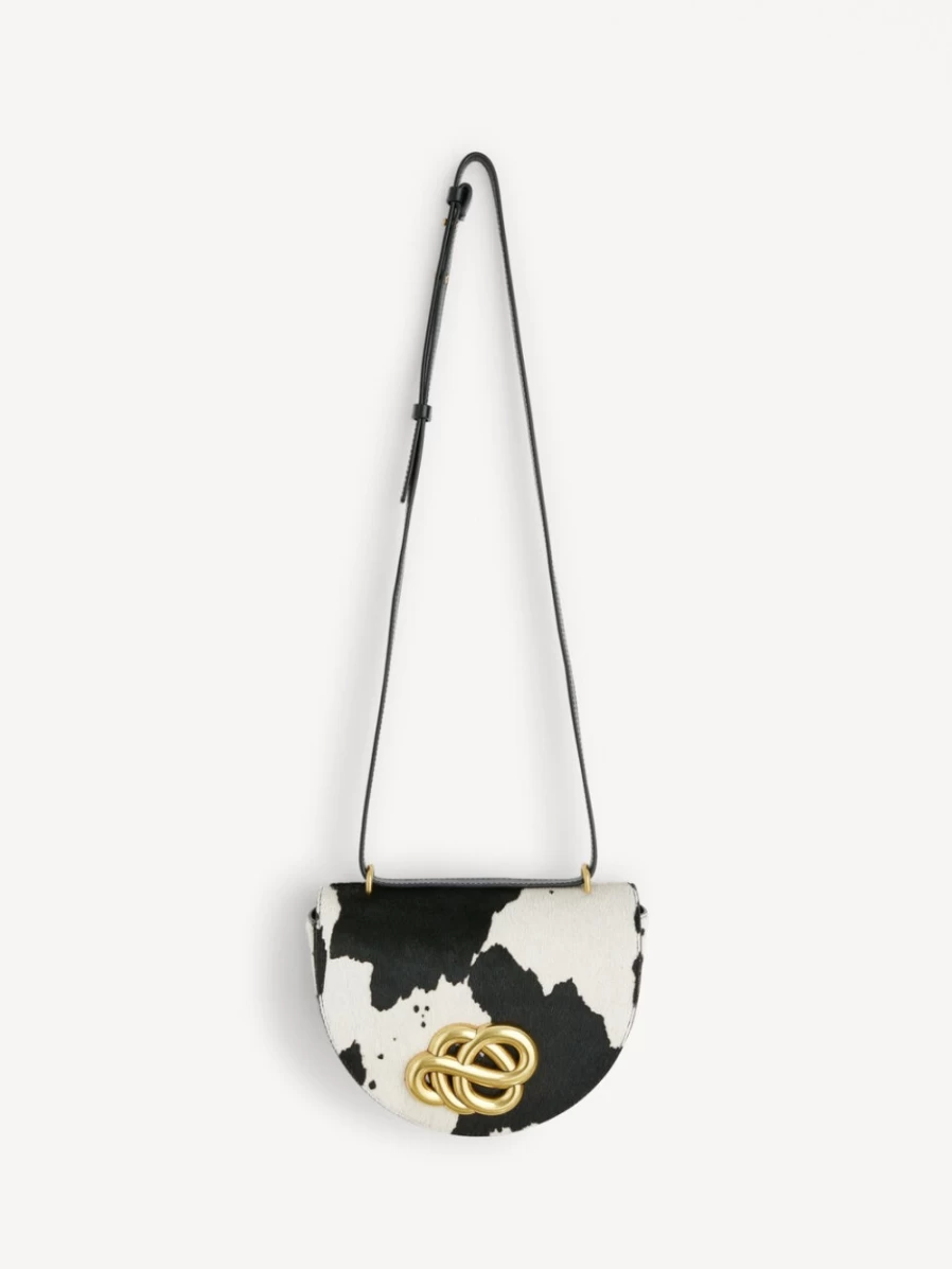 By Malene Birger Women's Cow Print Calf Hair Shoulder Bag - Cebella