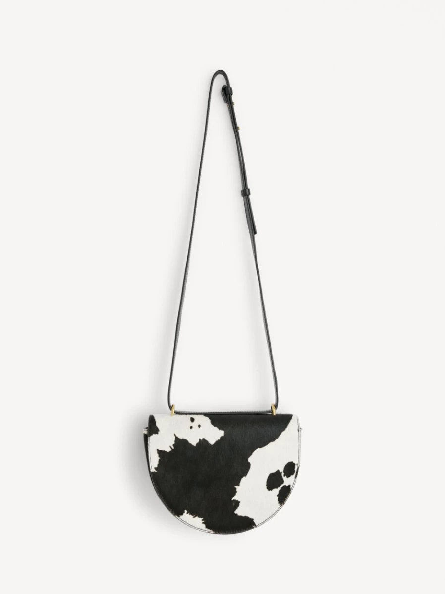 By Malene Birger Women's Cow Print Calf Hair Shoulder Bag - Cebella