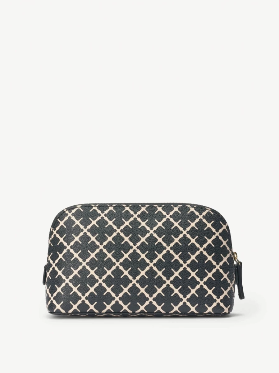 By Malene Birger Bae Small Cosmetics Case for Women - Black Travel Makeup Bag