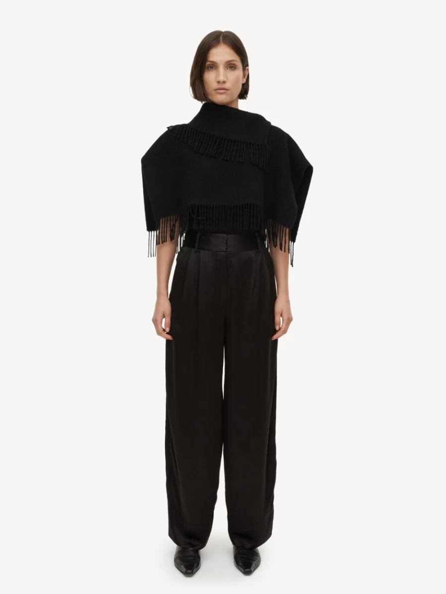 By Malene Birger Women's Black Piscali Mid-Waist Trousers