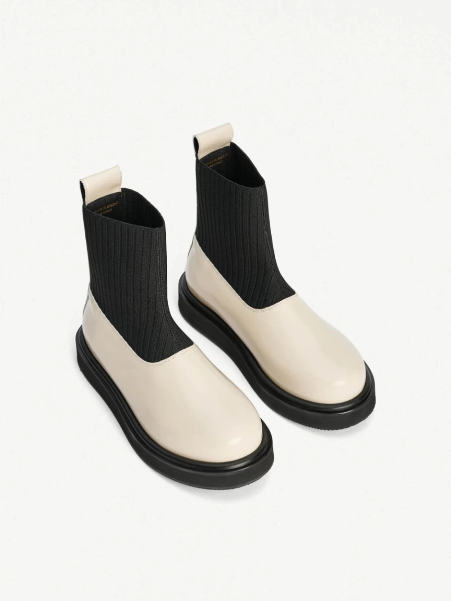 By Malene Birger Chayla Croissant Leather Ankle Boots for Women