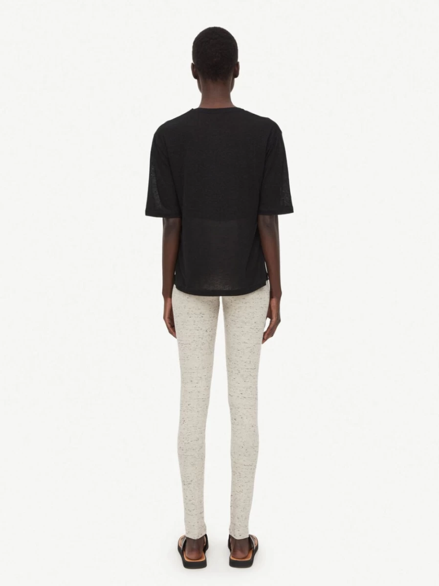By Malene Birger Women's Nimbi Speckled Leggings in Oyster Gray