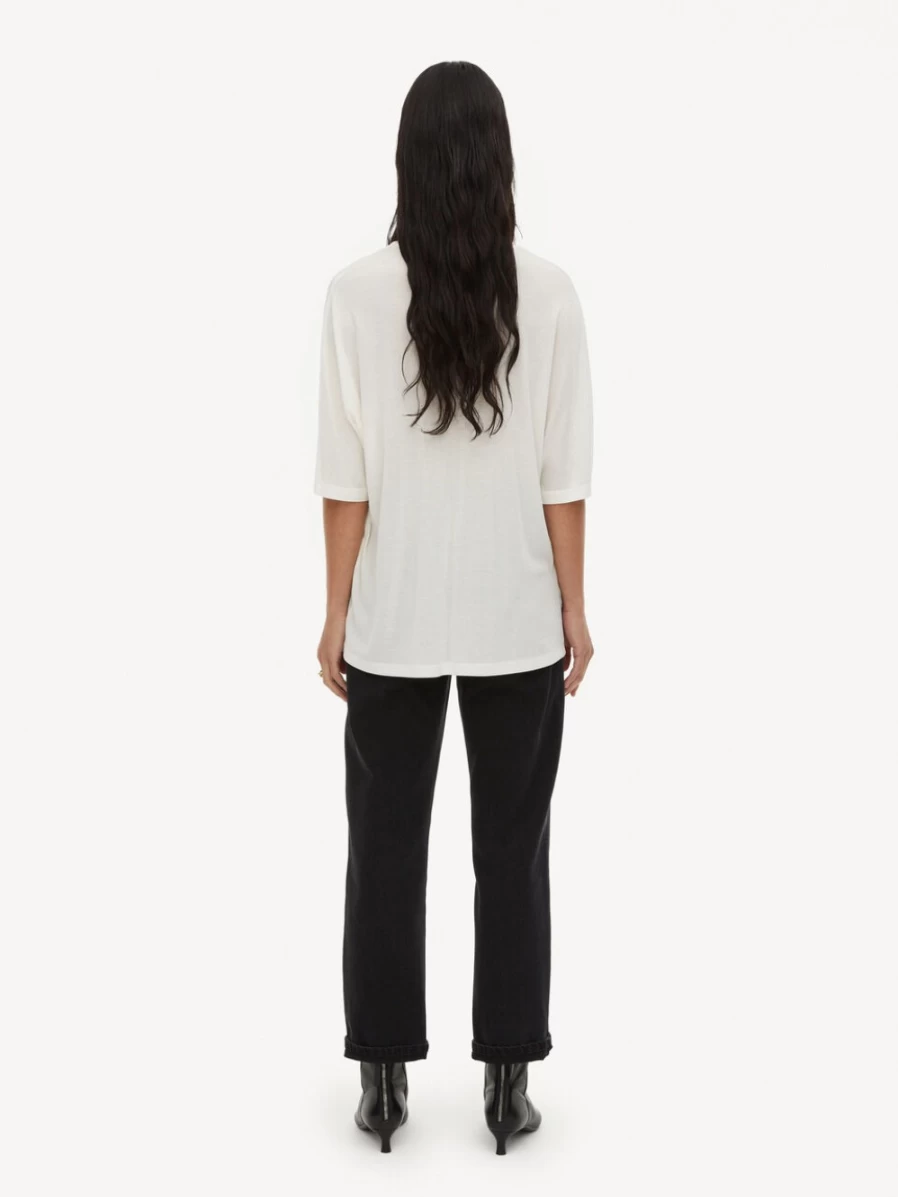 By Malene Birger Women's Whisper White Cevina Oversized Cotton T-Shirt