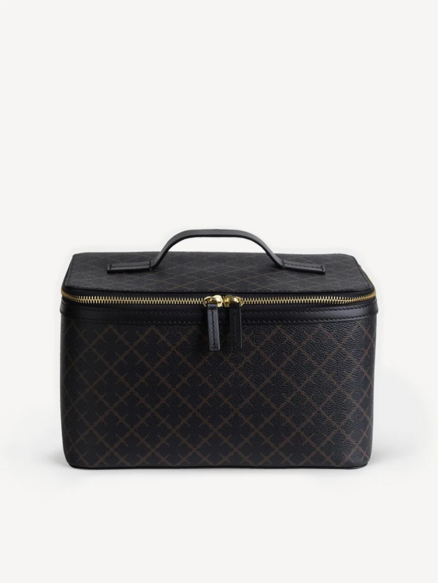 By Malene Birger Bae Beauty Cosmetics Case for Women - Dark Chocolate Makeup Bag