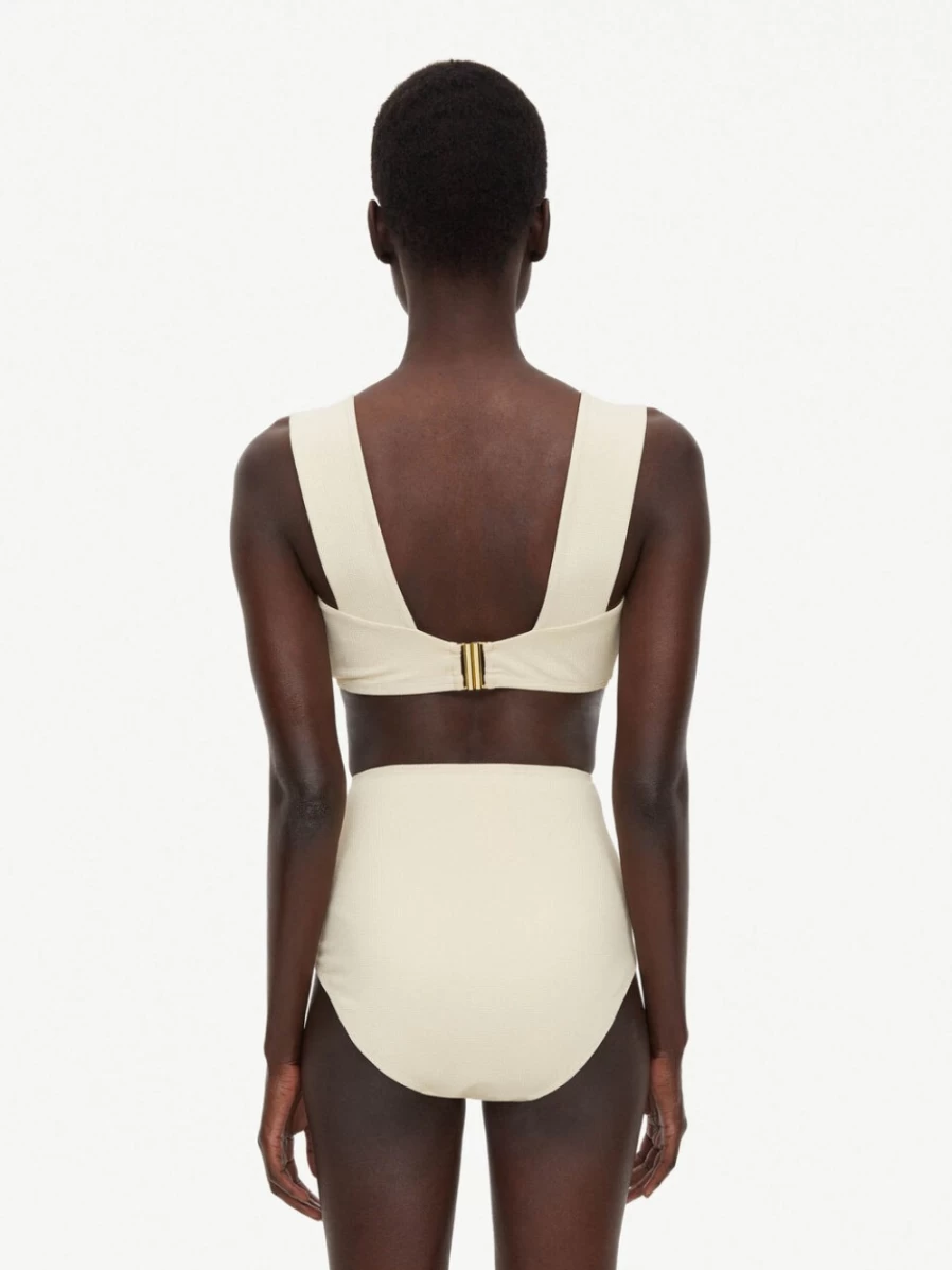 By Malene Birger Women's Belira Bikini Top in Vanilla Cream